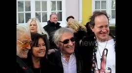 Jason Dors-Lake at the unveiling of the blue plaque dedicated to his mother Diana Dors