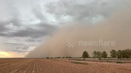 Massive Haboob near Coolidge, Arizona