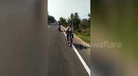 Odisha farmer develops battery operated bike