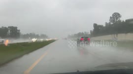 Heavy rain batters Houston as Tropical Storm Imelda approaches