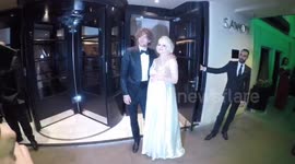 Kimberly Wyatt arrives at World Fashion Awards at London's Savoy