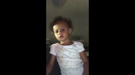 1 year old little girl sings popular Ella Mai’s “Boo’d up”