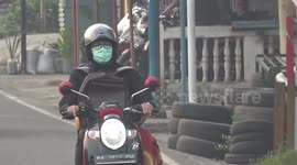 Air quality remains unhealthy as haze continues to shroud Indonesia's West Sumatra