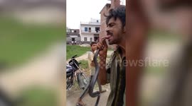 Man addicted to cobra venom, forces reptile to sting his tongue in northern India