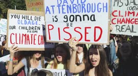 School Students Strike for Climate change in Dublin, Ireland