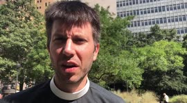 THESE NEW YORKERS PRAYED FOR THE CLIMATE CHANGE STRIKE IN MANHATTAN