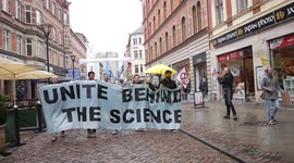 Fridays For Future protest takes place in Malmö, Sweden