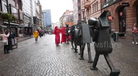 Fridays For Future protest takes place in Malmö, Sweden