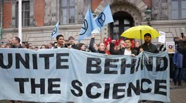 Fridays For Future protest takes place in Malmö, Sweden