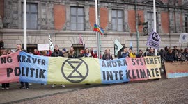 Fridays For Future protest takes place in Malmö, Sweden