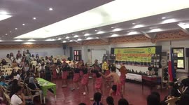 Native people dance winning competition.