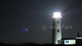 Night Time Lapse of Light House & Stars of Fanad Had Light House