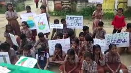 Global Climate Strike: Hundreds of children protest against climate change in India
