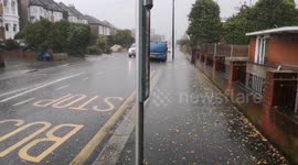 Heavy Rain hits east London