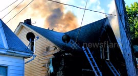Fire leaves three homeless in Shamokin, Pennsylvania
