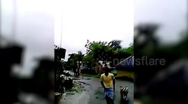 Man cheats death by a whisker, manages to evade charging elephant in eastern India