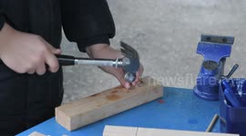 School lets 4yo pupils play with real kitchen knives, hammers and saws