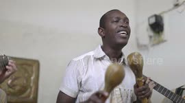 amazing cuban band eco caribe playing in havana, cuba