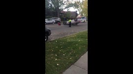 Neighbourhood Motor accident near Howard Park, Avenue Querbes, Montreal