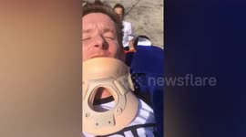 UK DJ films his journey from hospital after falling from 80ft balcony in Malta