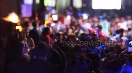 timelapse of a crowd dancing in barcelona's biggest club, Razzmatazz