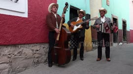 a mariachi group filmed in guanajuato, mexico