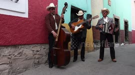 a mariachi group filmed in guanajuato, mexico