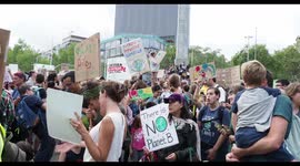climate strike and march for the environment in barcelona on 27 september 2019