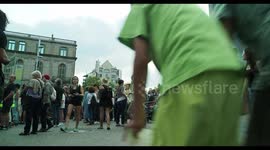 climate strike and march for the environment in barcelona on 27 september 2019