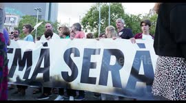 climate strike and march for the environment in barcelona on 27 september 2019