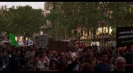 climate strike and march for the environment in barcelona on 27 september 2019