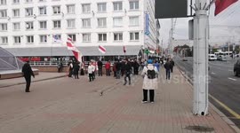 Belarusian opposition rally in Vitebsk September 29, 2019