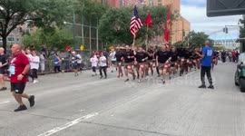 US Marines at Tunnel To Towers
