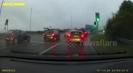 Arriva bus crashes into car in Leicester