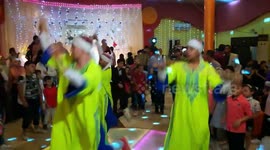 Father Surprise Daughter With Egyptian Paissant Performance