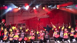Too cute to miss - London Bunka Yochien children dance at Japan Matsuri 2019 in Trafalgar Square - London