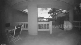 Ghost Orb Caught on Doorbell Camera