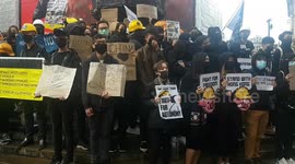 Londoners show solidarity with Hong Kong pro-democracy supporters