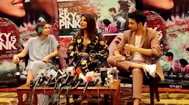 Priyanka Chopra Jonas promoting The Sky Is Pink in New Delhi