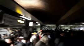 Overcrowding at London Bridge amidst delays on four Tube lines