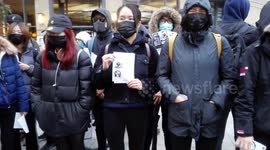Supporters of Hong Kong's pro-democracy movement and pro-China protesters hold rallies in UK