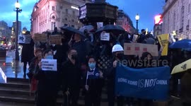 Londoners rally in support of Hong Kong protesters