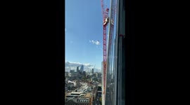 Crane climber