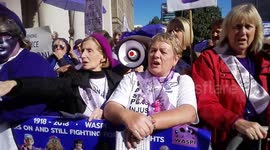 Women Against State Pension Inequality protest