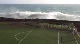 Waves over 15 metres predicted as Hurricane Lorenzo batters Azores archipelago