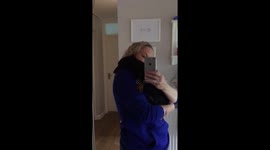 Slow dancing with my dog