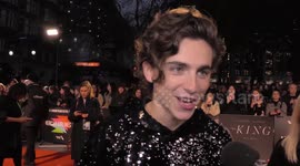 Timothée Chalamet was challenged by the British accent while filming 'The King'