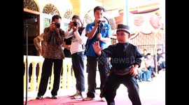 this is the agility of silint lintau, one of the types of martial arts from Minangkabau origin, West Sumatra, Indonesia