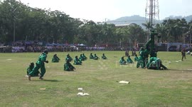 Challenge Indonesian Army, Fly and Salto Solve a Jug at a Height of 3 meters