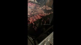 Delicious meat for tacos in Los Angeles National Taco Day
